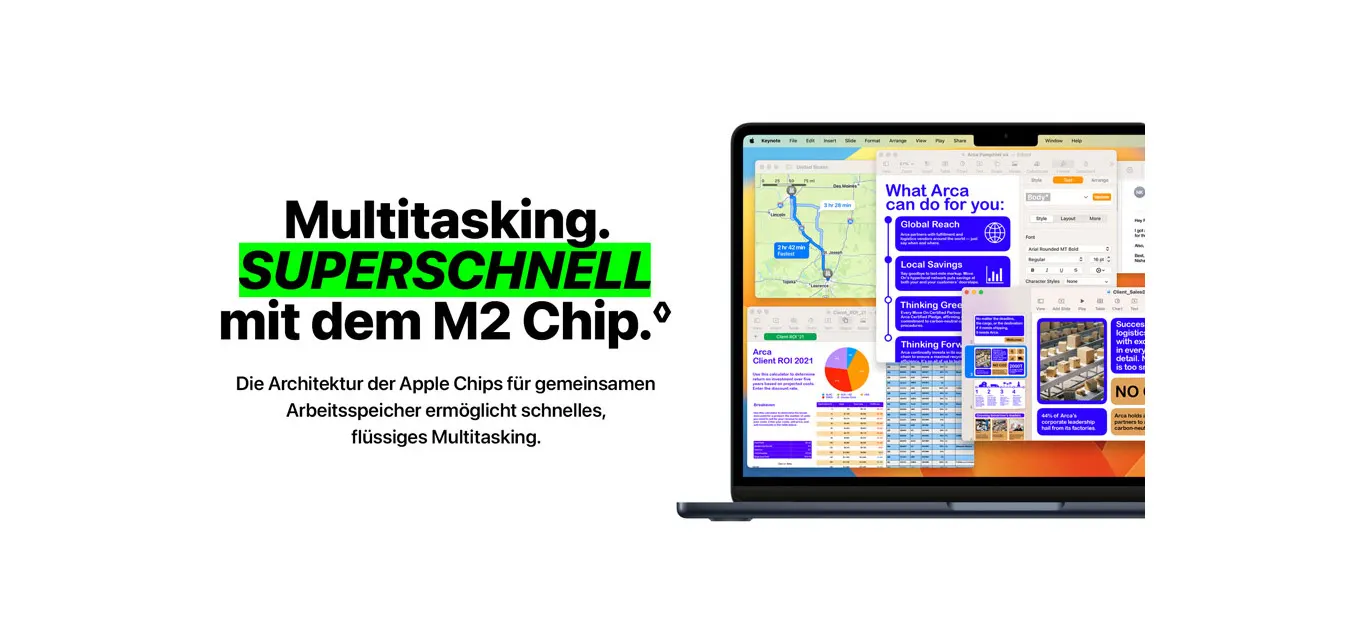 Multitasking superschnell mit dem M2-Chip
