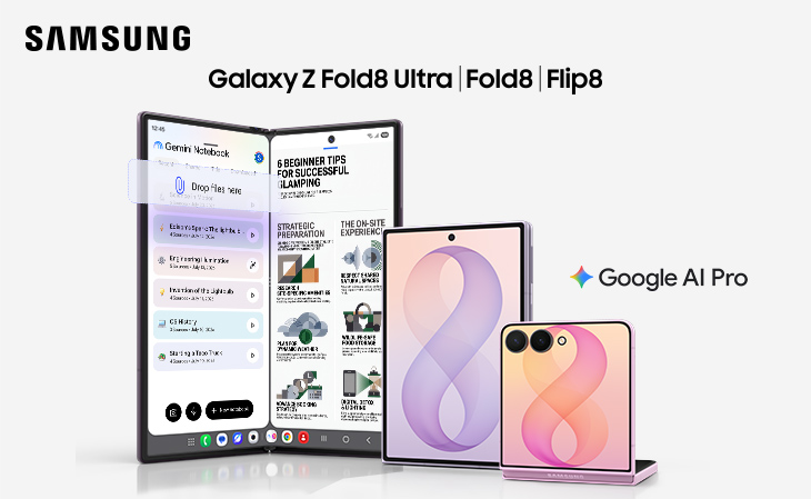 Samsung Galaxy Z Fold8 Ultra, Fold8 und Flip8 mit Google AI Pro Angebot