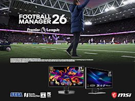 Football Manager 26 zu ausgewählten MSI Monitoren dazu erhalten