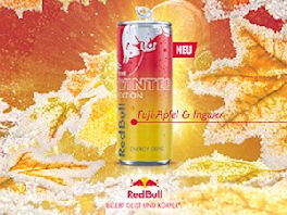 Red Bull Winter Edition: Fuji-Apfel & Ingwer