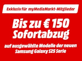 Product image of category Als myMediaMarkt Mitglied bis zu € 150,- Samsung Sofortabzug sichern