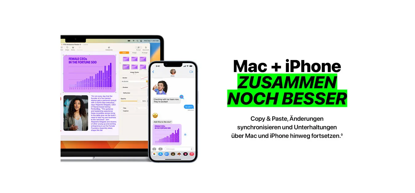 Mac + iPhone zusammen noch besser