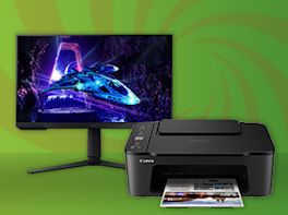 Monitore, Desktop PC & Drucker