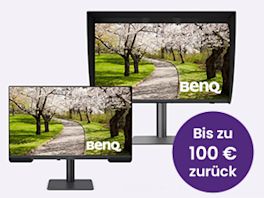 Bis zu € 100,- sparen auf Monitore von BenQ