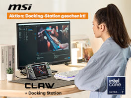 Product image of category MSI Claw i7 kaufen – Nest Docking Station gratis dazu