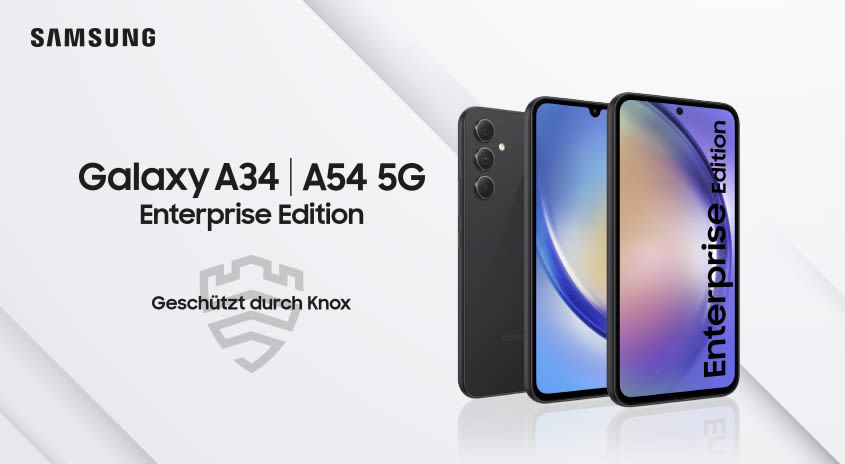 Samsung Galaxy A34 und A54 5G Enterprise Edition