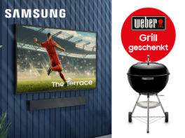 Product image of category Samsung The Terrace kaufen & WEBER Grill sichern