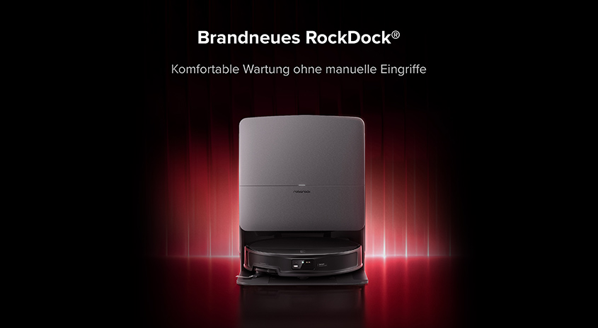 Brandneues RockDock. Komfortable Wartung ohne manuelle Eingriffe. 