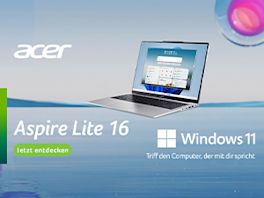 Acer Aspire Lite 16 – Gaming, Design und Streaming