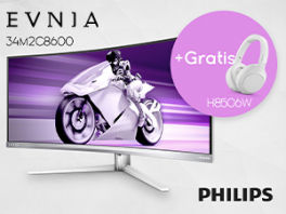 Product image of category Philips Evnia OLED-Gaming-Monitore inklusive gratis kabellosem Kopfhörer