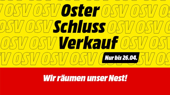 oster schlussverkauf