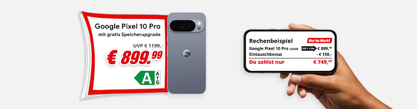 Pixel 10 Pro um 899,99€ – Mit Eintauschbonus um weitere 150€ reduziert kaufen