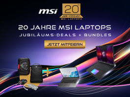 Product image of category 20 Jahre MSI Laptops - Exklusive Bundles