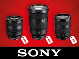 Sony Objektive kaufen & bis zu € 100,- Sofortabzug sichern!