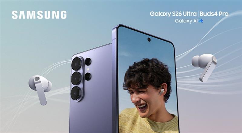 Ein Frau hat Buds in den Ohren und singt