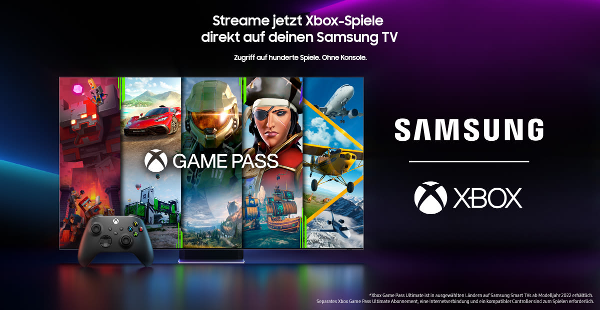 Samsung Game Pass - Streame Xbox Spiele