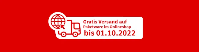 GRATIS Versand auf Paketware