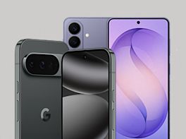 Smartphone mit Dual-Kamera, schwarz