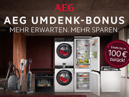 Product image of category AEG Aktiosnmodell kaufen und bis zu € 100,- Cashback sichern