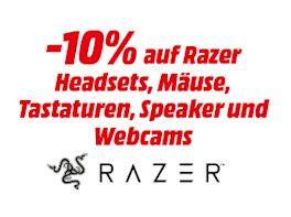 -10% auf viele Gaming Produkte von Razer