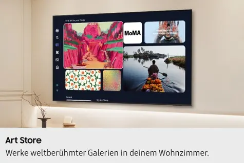 ein TV mit verschieden großen Bildern im Bild