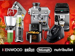 Tolle Geschenkideen von Braun, De’Longhi, Kenwood und Nutribullet 