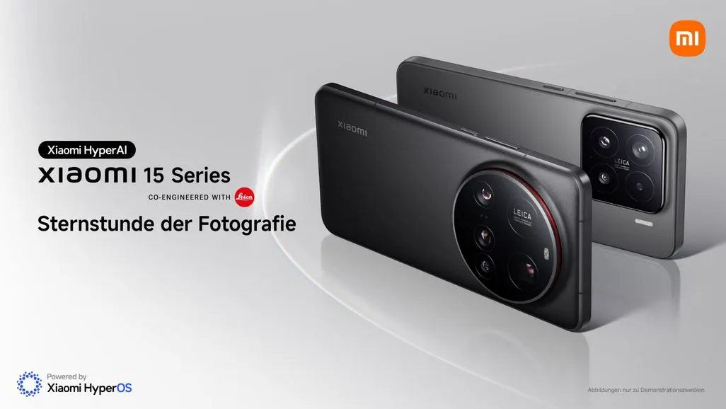 Zwei Xiaomi 15 Series Smartphones mit Leica Kamera