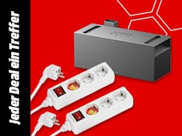 Zwei Steckdosenleisten und Erweiterungsbatterie für Balkonkraftwerk