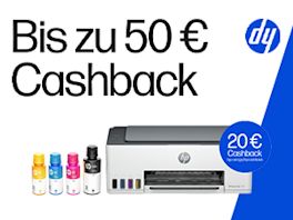 Ausgewählte HP Smart Tank Drucker erhalten du bis zu 50€ Cashback