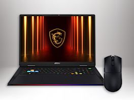 Produktbild eines Gaming Notebooks und einer Gaming Maus