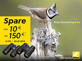 Ausgewählte Nikon-Ferngläser kaufen und bis zu € 150,- Rabatt sichern