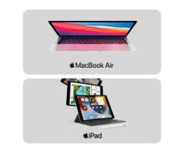 Product image of category MacBook Air ab € 949.- und iPad ab € 369.-