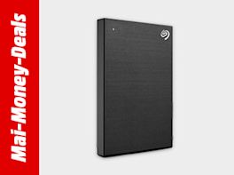 Externe Festplatte, schwarz