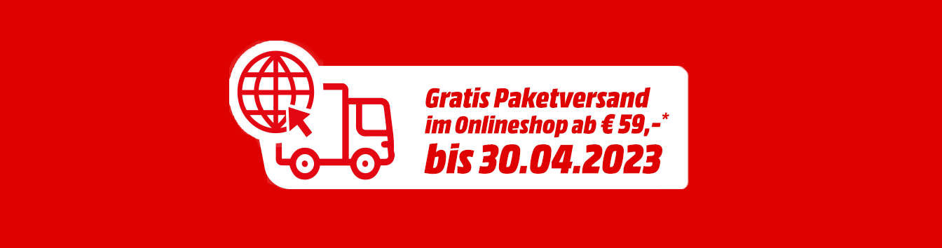 Gratis Paketversand ab 59,- Euro im Onlinehsop