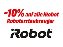 -10% auf alle iRobot Roboterstaubsauger