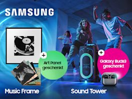 Samsung Music Frame oder Sound Tower kaufen und ein Geschenk erhalten