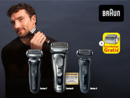 Product image of category Braun Rasierer kaufen & gratis Scherkopf sichern 