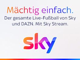 Der ganze Live-Fußball von Sky und DAZN.
