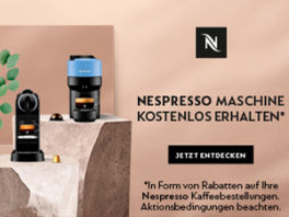 Product image of category Maschinenpreis in Nespresso Kaffeerabatten zurückerhalten 