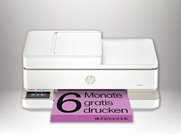 Produktbild eines Druckers vor weiß-grauem Hintergrund.