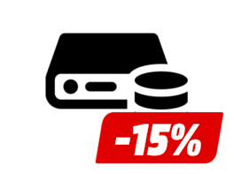 15% auf alle Festplatten