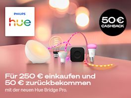 Philips Hue Bridge Pro mit weiteren Hue-Produkten kaufen und 50€ sparen!