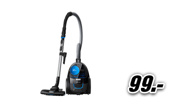 PHILIPS FC9331/09 PowerPro Compact Bodenstaubsauger ohne Beutel(76 dB(A))