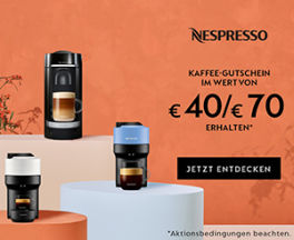 Product image of category Bis zu € 70.- Nespresso Gutschein sichern