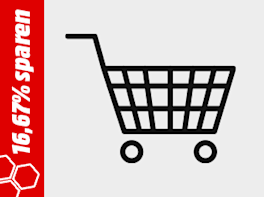 Einkaufswagen. Symbol für alle Aktionsmodelle bei denen man jetzt 16,67% sparen kann.
