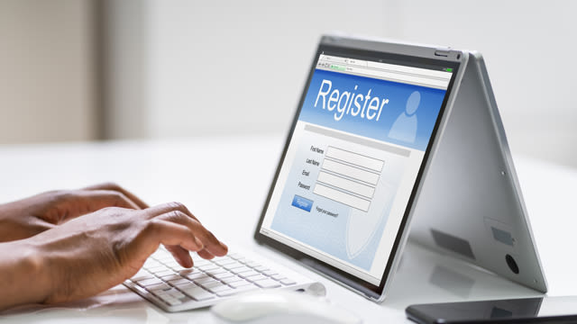 Online registrieren