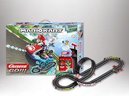 Produktbild des Mario Kart Rennbahn-Sets "Carrera GO!!!".