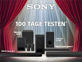 Sony Soundbar & Subwoofer kaufen & 100 Tage gratis testen