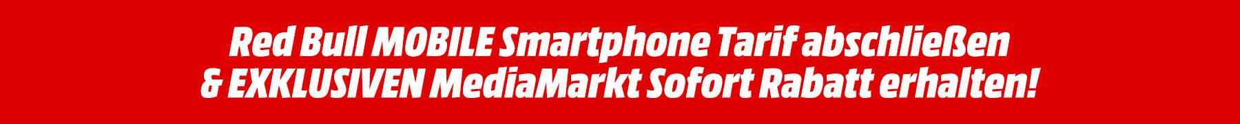 RedBull Mobile SpecialContent Markt Banner