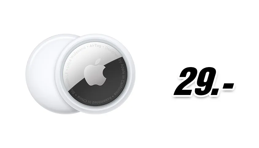 Apple AirTag in Weiß für 29 Euro